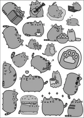 Мягкая игрушка кот Пушин кэт (Pusheen) 5 вариантов