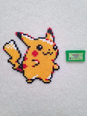 Pokemon - Squirtle made from Pyssla beads by yolei-s on DeviantArt