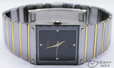 18K Gold 4 Diamonds Titanium Carbide Bracelet Rado Jubile 27mm 132.0194.3  Watch | eBay