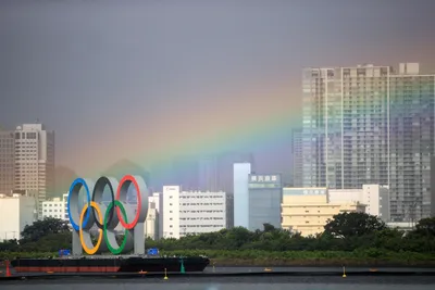 Фото дня. Радуга над олимпийским Токио - | 24.KG