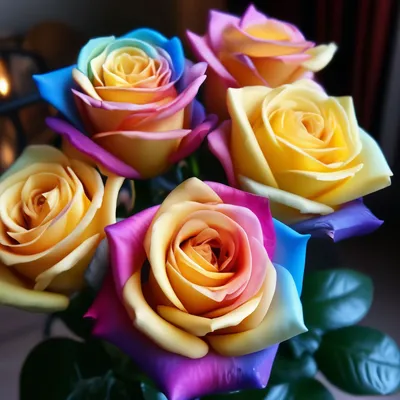 Оптовая база цветов Optroz - 🌈 Радужные розы выглядят так завораживающе и  нереально, что, кажется, вырастить такой цветок невозможно! ⠀ На самом  деле, часть правды в этом есть. Действительно, нельзя посадить в