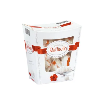 Raffaello, Premium White Almond, Cream and Coconut, Valentine's Chocolate,  5.3 oz, 15 Ct - Walmart.com