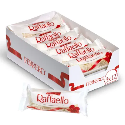 Raffaello Angel Cake with Salted Almond Cream - Rhubarb and Cod