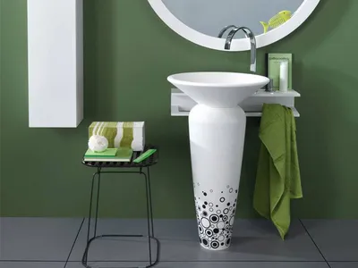 Раковина тюльпан для ванной комнаты (Корея)