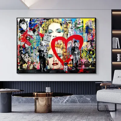 Аниме-постер с надписью «Love» слишком больно назвать это лицом, принты на  холсте без рамки, картина для украшения дома (без рамки) | AliExpress