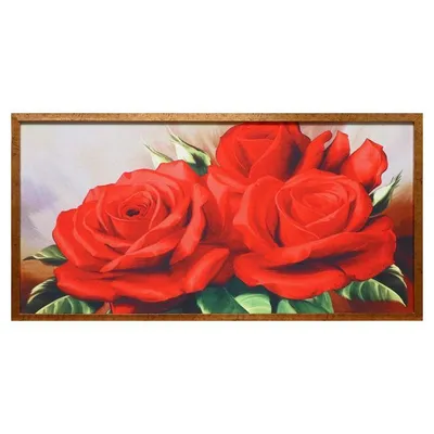 Купить Рамка RUOPOTY, краска по номерам для взрослых, наборы цветов розы,  акриловая легкая картина по номерам, пляжный пейзаж для стены, домашний  декор | Joom