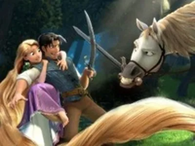 Рапунцель и Паскаль (Rapunzel and Pascal) из мультика Рапунцель: Запутанная  история Дисней