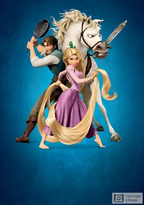 Фото Rapunzel / Рапунцель и Eugene Fitzherbert / Юджин Фицерберт из мультика  Tangled / Рапунцель: Запутанная история, by Diablera