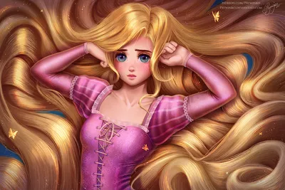 Фото Rapunzel / Рапунцель из мультфильма Tangled / Рапунцель запутанная  история, by Prywinko