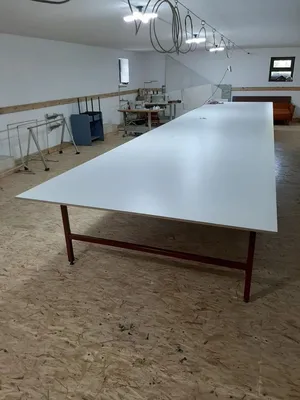 Самодельный раскройный стол (Stofflegemaschine selbstbau) - YouTube