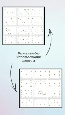 Как разместить светильники на потолке, 59 популярных схем - Евро Лайф