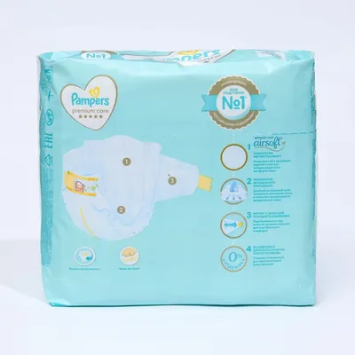 Подгузники Pampers Premium Care Размер 2, 4кг-8кг, 160 шт. | AliExpress