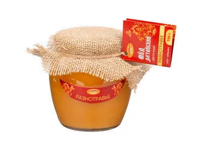 Купить мед Разнотравье натуральный 1 кг, цены на Мегамаркет | Артикул:  100036985611