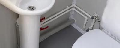Проектирование и монтаж разводки труб водоснабжения в ванной и туалете  krani.su