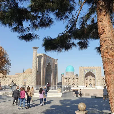 Ослепительное великолепие Регистана в Самарканде: фото в хорошем качестве