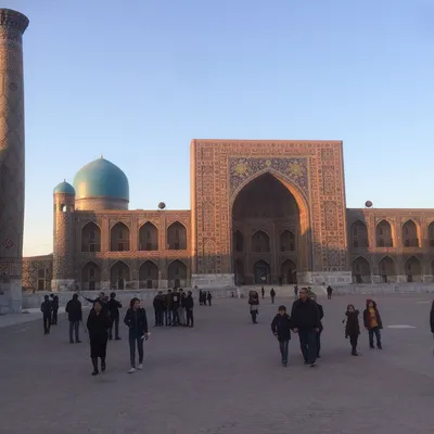 Уникальные детали Регистана в Самарканде: фотообои