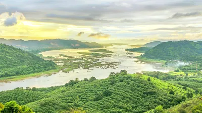 Удивительные пейзажи Реки Меконг на фото