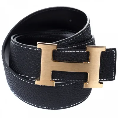Купить кожаный ремень Hermes черного цвета — в Киеве, код товара 24176