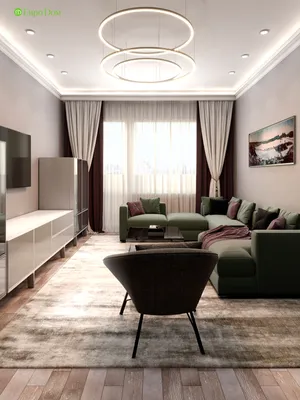 Дизайн интерьера двухкомнатной квартиры 46,6 кв.м для небольшой семьи  (фото, дизайн-проект, чертежи) - Арт Проект г. Москва