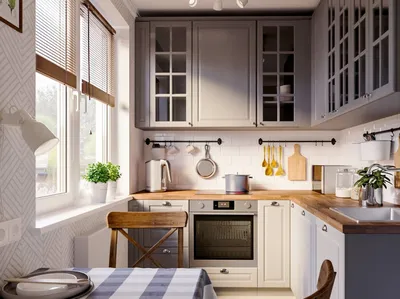 Дизайн кухни дома серии п 44т