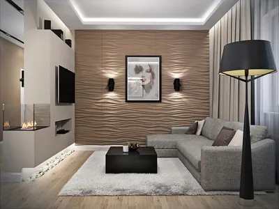 Дизайн интерьера зала, гостинной - CRAFT Master