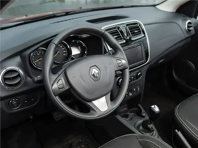 Интерьер салона Renault Sandero Stepway (2011-2014). Фото салона Renault  Sandero Stepway