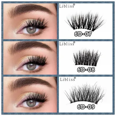 Hesroicy 5Pairs/Box False Eyelashes Messy 6D Effect Dense Imitation Mink  Beauty False Eye Lashes for Women - Walmart.com