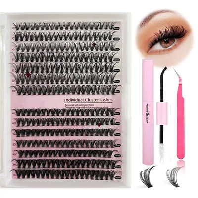 ZIDIA Cluster lashes Ресницы-пучки 20D C 0,10 Mix S (3 ленты, размер 8, 9,  10 мм) купить в AmoreShop