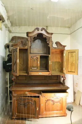 Реставрация старинного шкафа. Начало. Реставрация мебели в Москве.