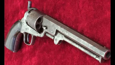 Зарядка и стрельба из Револьвера Colt Navy (Кольт) 1851г - YouTube