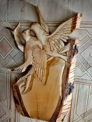 Деревянная скульптура. Резьба по дереву бензопилой (10 фото) » Картины,  художники, фотографы на Nevsepic
