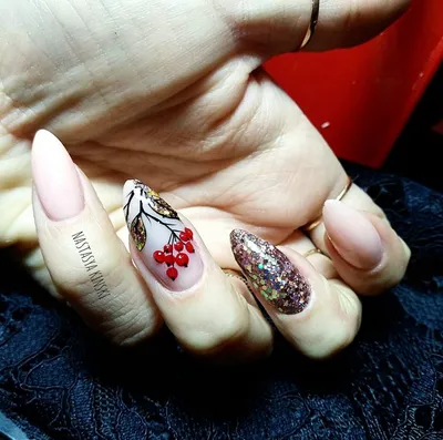 МК «Рябина» 🍂 | Красивые ногти. Маникюр. DivaNail | ВКонтакте