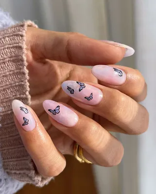 Маникюр с бабочками: 6 идей самого модного летнего дизайна ногтей | theGirl
