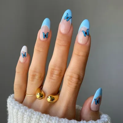 Маникюр с бабочками: 6 идей самого модного летнего дизайна ногтей | theGirl