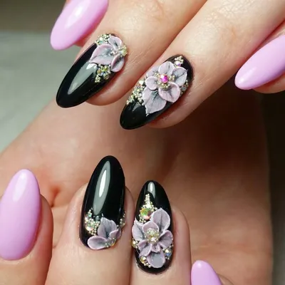 100 модных новинок: Маникюр и дизайн ногтей \"Весна 2018\" на фото |  Beautiful nail art, Nail art designs, Flower nails