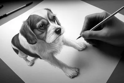 Как нарисовать легко собаку карандашом (47 фото) » Идеи поделок и  аппликаций своими руками - Папикпро.КОМ