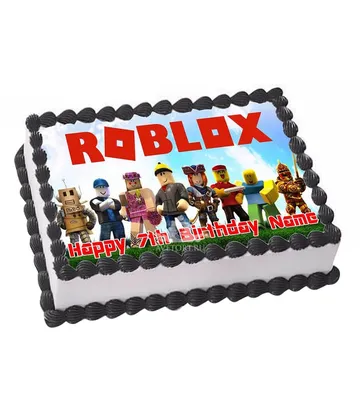 Nina.em_cake - Торт “Roblox”. Благодаря заказам знаю в... | Facebook