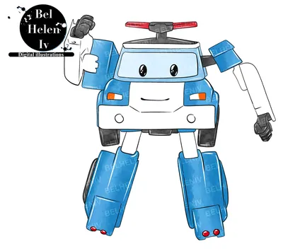 Robocar Poli Robot Transform Car Baby Kids Car Toys Gift | Fruugo NZ