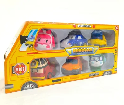 Robocar Poli Robot Rescue Team Figure 3 pcs Set Wind Up Toy