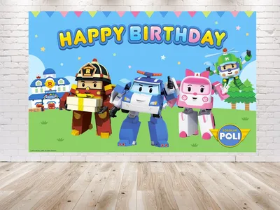 Robocar Poli Cake - My Bake Studio