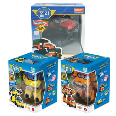 Complete set of 1 feve Robocar Poli mini médium - Fabofolie's.com