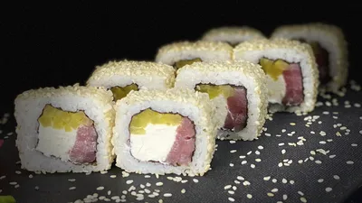 🍣 Ролл \"Аляска\" из ресторана Пряности и Радости – фото, вес, цена