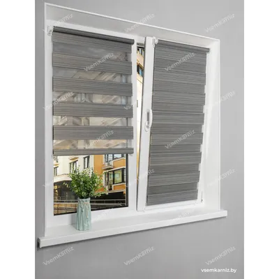 Рулонные шторы день ночь в коробе. Монтаж в потолок откоса. | Home decor,  Blinds, Curtains