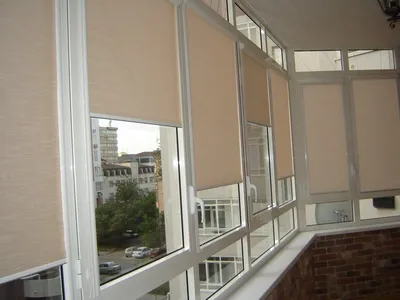 Рулонные шторы для балкона и лоджии - купить у производителя в  Санкт-Петербурге