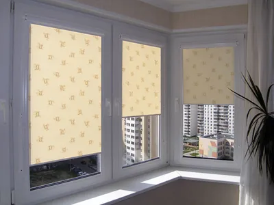 Рулонные шторы на балконные окна | Студия текстильного дизайна GarciaDesign
