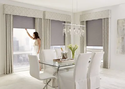 Современные шторы на кухню, фото примеров оформления окон в интерьере