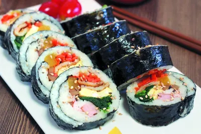 Roll Philadelphia No Mat Simple Sushi Recipe at Home - YouTube