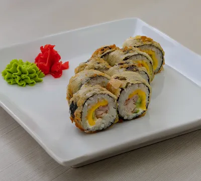 Горячий ролл Цезарь с курицей рецепт с фото