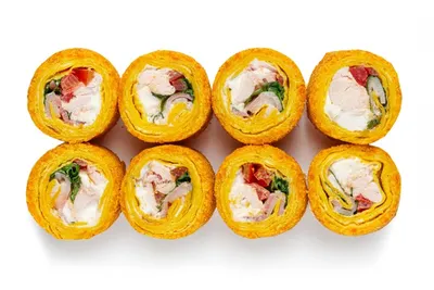 Запечённый ролл с курицей и беконом — Доставка еды в Иркутске