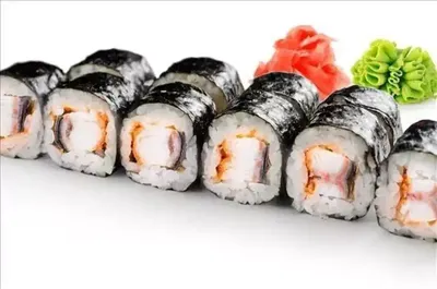 🍣 Маки-роллы с угрем из ресторана Пряности и Радости – фото, вес, цена